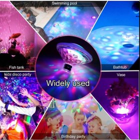 Resim Sıcak Led Sualtı Gece Lambası Banyo Yüzme Havuz Işığı 