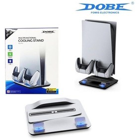 Resim Dobe PS5 Multi Fonksiyonlu Konsol Şarj Standı Fanlı 