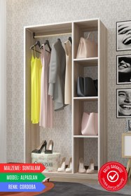 Resim Kenzlife Giysi Dolabı Alpaslan 175*90*40 Crd Gardırop 