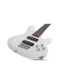 Resim Schecter C-4 Deluxe Bas Gitar Satin White 