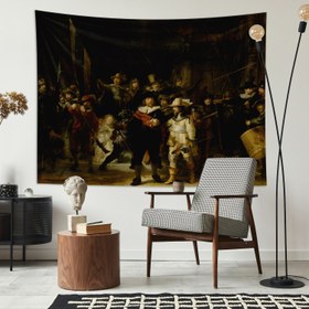 Resim The Night Watch Duvar Örtüsü - 60 cm x 90 cm 