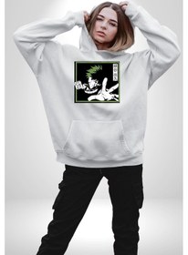Resim My Hero Academia Dabi Anime Kadın Erkek Beyaz Kapüşonlu Sweatshirt Hoodie Beyaz 