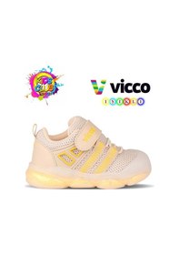 Resim Vicco Orante 346.b24y.150 Anatomik Taban Erkek Çocuk Işıklı Spor Ayakkabı Bej 22-25 Bej 
