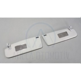 Resim 2 x VW VENTO 1H2 1990-1998 TAVAN İÇ GÜNEŞLİK ÖN SOL-SAĞ GRİ 