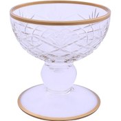 Resim Dekorlu Ayaklı Şekerlik Gold 727D 