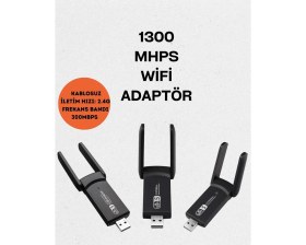 Resim TKÇ Realtek Chipsetli 5g Destekli Yüksek Hızlı Ağ Adaptörü 