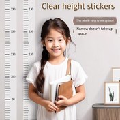 Resim 200.0cm Geniş Bittişli Bant Ölçüsü - 12.19cm-13.21cm El Ölçümü, %1.27-2.03cm Doğrulukla, Duvar ve Masaüstü Kullanımı İçin Dayanıklı Su Geçirmez Bant, Şeffaf/Beyaz Modern Duvar Sanatı ve Ev Dekoru, Minimalist Tasarım, Sağlam İnşaat, Duvar Ölçüsü Bantı, DIY Projeleri 