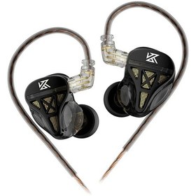 Resim Kz Dqs Metal Kablolu Mikrofonlu Kulaklık Kulak İçi Kulakiçi Kulaklıklar Hifi Dqs Black No Mıc 