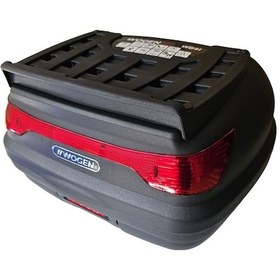 Resim Wogen Wogen 41 Lt Siyah Motosiklet Arka Çanta Topcase 