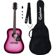 Resim Epiphone Starling Akustik Gitar Başlangıç Paketi (Hot Pink Pearl) 