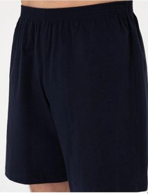 Resim Pierre Cardin Erkek Kısa Kol 3'lü Şortlu Jakarlı Pijama Takım Kutulu Damat Çeyiz Set Bordo 