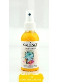Resim Cadence Your Fashion Sprey Kumaş Boyası - 1102 Güneş Sarı 