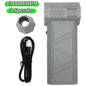 Resim Hava Üfleyici 52m/s Fırçasız Motor Taşınabilir Bilgisayar Klavye İçin Toz A Grey - 