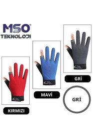 Resim MSO TEKNOLOJİ VIP Kalite Silikonlu Kaymaz Olta Bisiklet Fitnes Sürücü Eldiven 