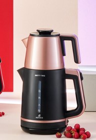 Resim Berry Tea XL 2in1 Çelik Demlikli Çay Makinesi ve Kettle Mulberry 