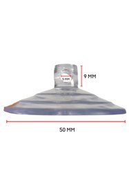 Resim TREND Yapışkan Delikli Vakum Vantuz Seti 6 Adet (çap 50 Mm) 