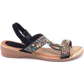 Resim Guja 122-4 Kadın Sandalet Guj-y5-122-4001 Siyah 