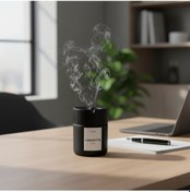 Resim Siyah Cam Küllük 