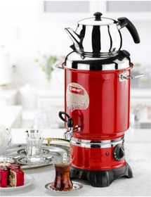 Resim Çakır Narin Model Çay Makinesi Kırmızı 