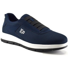 Resim King Paolo D1092 Flex Walk - Lacivert - Erkek Ayakkabı,tekstil Spor Ayakkabı-lacivert Lacivert 