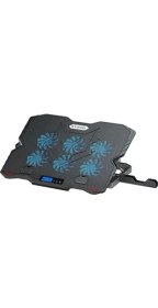 Resim CetKing Sx-35 Snower 6 Fanlı 9-15,6 Inç Notebook Soğutucu Stand Telefon Standlı Siyah 