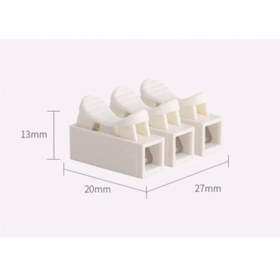 Resim 3 Pinli Basmalı Klemens 10 Adet 