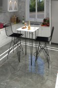 Resim Kenzlife Knsz Masa Sandalye Takımı Hem105zengin Byzsyh 070*070 2 Sandalye Syhsyh 