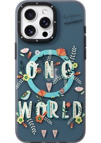 Resim İphone 15 Pro Max Uyumlu Kılıf Magsafe Özellikli Bee Brown Youngkit Colorful Life Serisi Turkuaz 