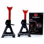 Resim WORLDFORCE TOOLS Worldforce 3 Ton 4 Ayaklı Kriko Standı Araba Araç Sehpası 2 Adet 