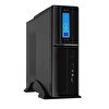 Resim Frisby FC-S6040B Dijital Göstergeli USB 2.0 300 W Kulplu Slim Tower Micro ATX Bilgisayar Kasası 