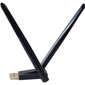 Resim Trıo W136 300 Mbps Kablosuz Wifi Adaptör, Çift Antenli Wifi Adaptör, Wifi Dongle Win10/11 Tak Çalıştır 