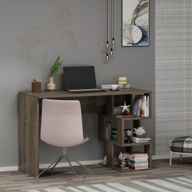 Resim Cantek Dizayn Dardanos Çalışma Masası Ceviz-Ceviz 
