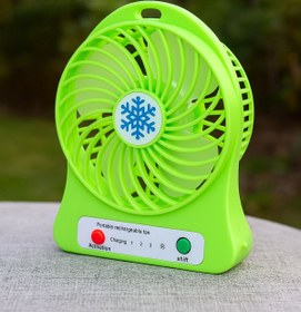 Resim Danışmaz Ticaret Taşınabilir Şarjlı Mini Vantilatör - 3 Kademeli Sessiz Fan - USB ile Hızlı Şarj Edilebilir 