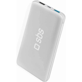 Resim Sbs Intelligent Fast Charge 10.000MAH 2xusba Çıkışlı Powerbank Beyaz 