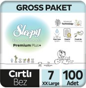 Resim Nessiworld Sleepy Bio Natural Bebek Bezi Gross Paket 7 Beden 20-30 Kg 100 Adet 