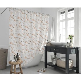 Resim Zethome Jackline Banyo Duş Perdesi 6812 Tek Kanat 1X180X200 Çok Renkli 