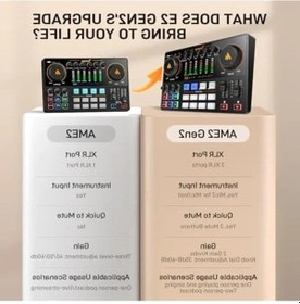 Resim Çift Xlr Girişli Podcast Mikseri İle Ses Kaydınızı Yönetim 