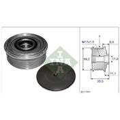 Resim Alternatör Kasnağı 535008710 Transit V184 01-07 2.4 Tdci Yc1u10a352ba 