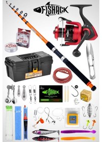 Resim Deniz Ve Göl Profesyonel Olta Takımı Seti Metal 6000'lik Makine + 360cm 100-300g Atarlı Kamış 