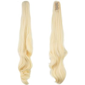 Resim Tokalı Dalgalı At Kuyruğu / Açık Platin - Aysc-462721 Karışık - Çok Renkli 