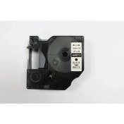 Resim Dymo D1 45013 Beyaz Etikete Siyah (12mm x 7m) 