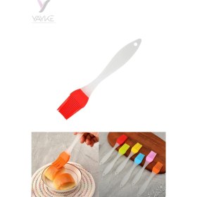 Resim Yayke Silikon Yağlama ve Yumurta Sürme Hamur Fırçası 