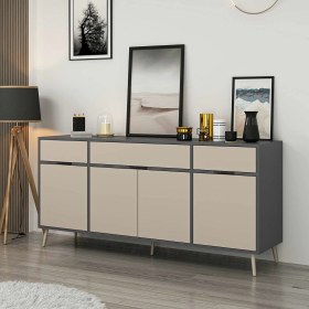 Resim Elina Ayaklı Konsol - Antrasit/kumtaşı Çok Renkli 