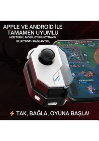 Resim Polham Profesyonel Mobil Oyun Joystick Apple Uyumlu iOS & Android , Oyun Kontrol Cihazı, Tak-çalıştır 