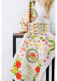 Resim En Güzel Mutfak Havlusu Modeli 3'lü Morning Coffee 