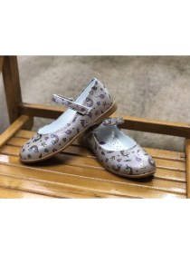 Resim Mini Angel Kız Çocuk Kaymaz Taban Ortopedik Unicorn Desenli Babet Ayakkabı 