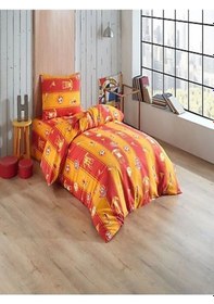 Resim Üntaş Taraftar Galatarasay Tek Kişilik Nevresim Kırmızı - Sarı 