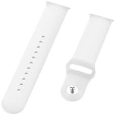 Resim bbtech Huawei Watch GT 42mm/46mm, GT2 46mm, GT 2e, GT3 Pro 46mm, 4, 4 Pro, GT4 46mm, Ultimate Klasik Kordon;Beyaz 