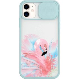 Resim Gritty iPhone 11 Uyumlı Kamera Lens Korumalı Baskı Tasarımlı Telefon Kılıfı 