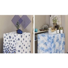 Resim Evdy Banyo Duş Perdesi Çamaşır Makinesi Örtüsü Takım 2102 Model Çok Renkli 